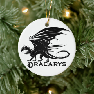 Power of Mythical Fire: Dracarys Enchantment Ceramic Tree Decoration