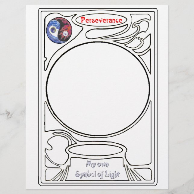 Power of Perseverance Custom Letterhead (Front)