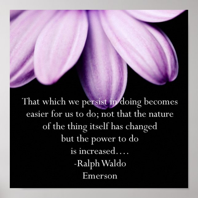 Power Of Persistance Poster (Front)