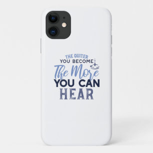Power of Silence - Inspirational Quote Case-Mate iPhone Case