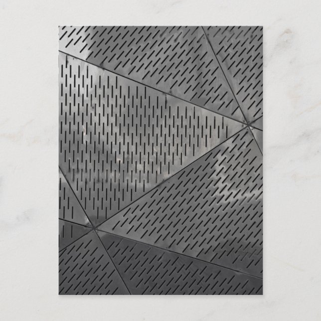 Power of steel construction Stainless Industrial Postcard (Front)