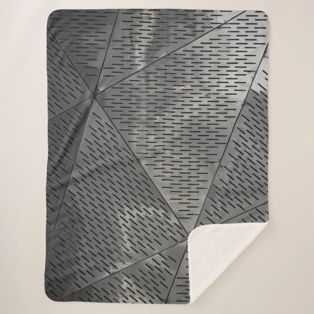 Power of steel construction Stainless Industrial Sherpa Blanket (Front)