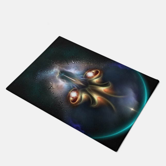 Power Of The All Seeing Door Mat (Angled)