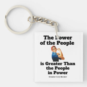 Power of the People Keychain