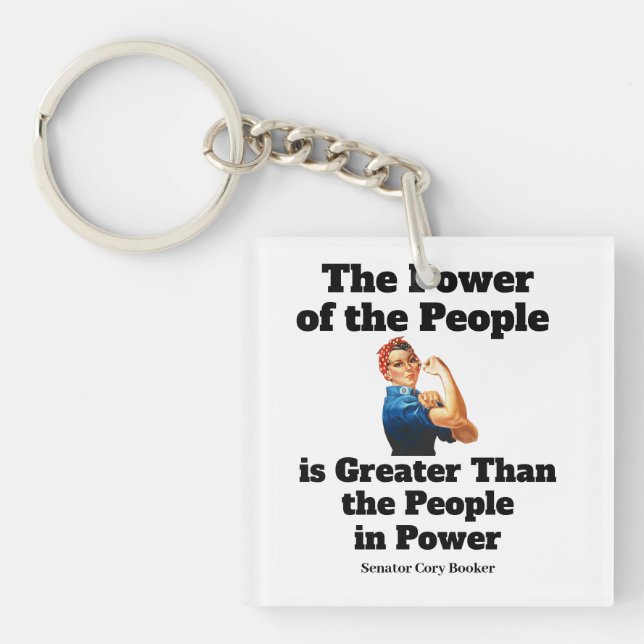 Power of the People Keychain (Front)