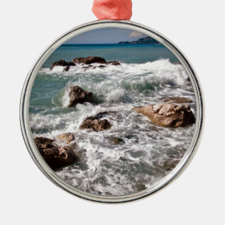 Power of the sea - island of Sicily Metal Tree Decoration