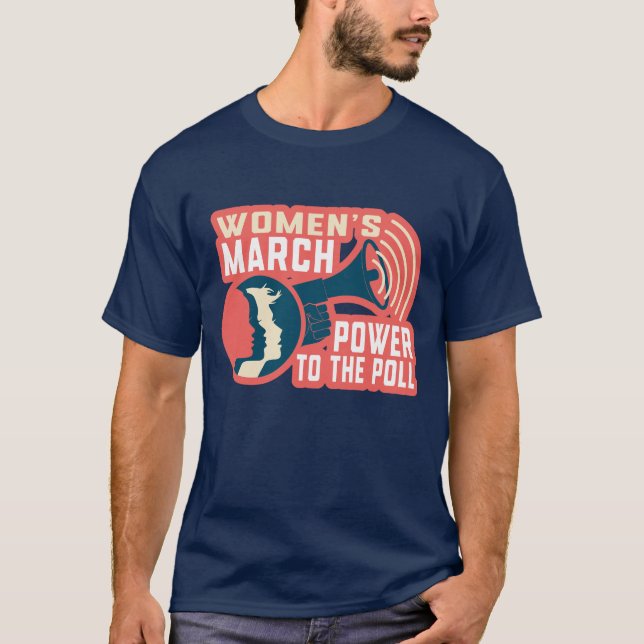 Power of Women: Marching for Equality T-Shirt (Front)