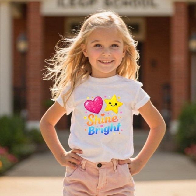 Power Pals™ Shine Bright Toddler T-Shirt – Cute St (Creator Uploaded)