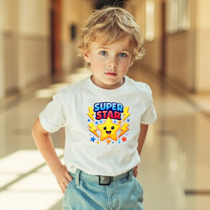 Power Pals™ Super Star Toddler T-Shirt – Cute & Bo