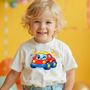 Power Pals™ Zoomy Car Toddler T-Shirt – Cute Racin