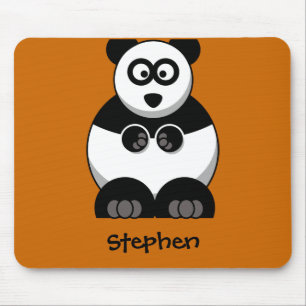 Power panda mouse pad