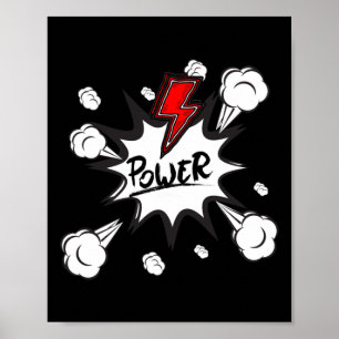 Power Puff Sticker  Poster