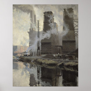 Power Station at Croix-Wasquehal Poster