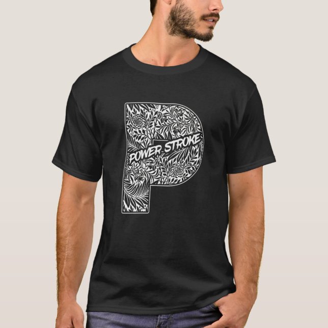 Power Stroke Roll Coal Turbo Diesels Powers Diesel T-Shirt (Front)