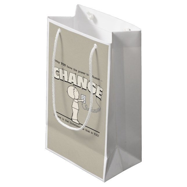 Power To Change Small Gift Bag (Front Angled)