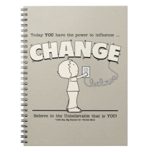 Power To Change Spiral Notebook