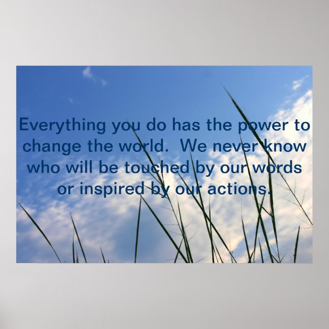 Power to Change the world. Poster (Front)