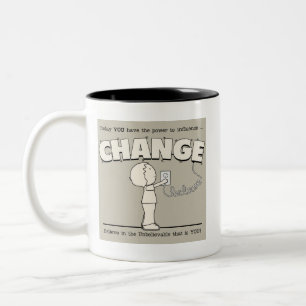 Power To Change Two-Tone Coffee Mug