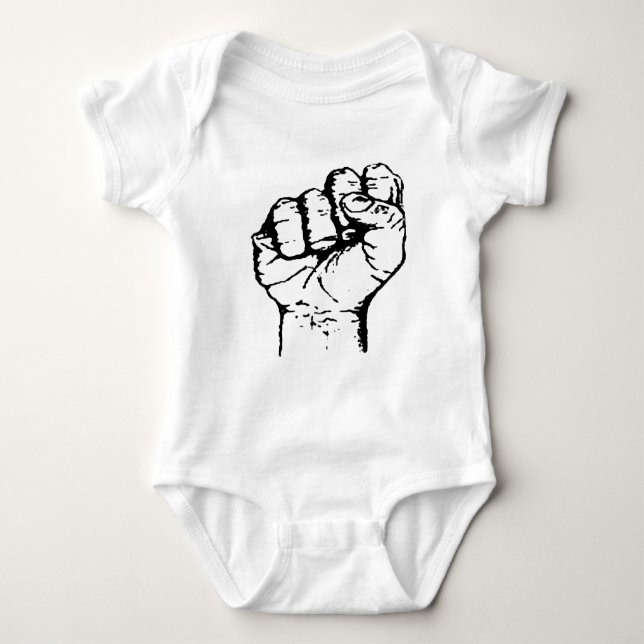 Power to the People Baby Bodysuit (Front)