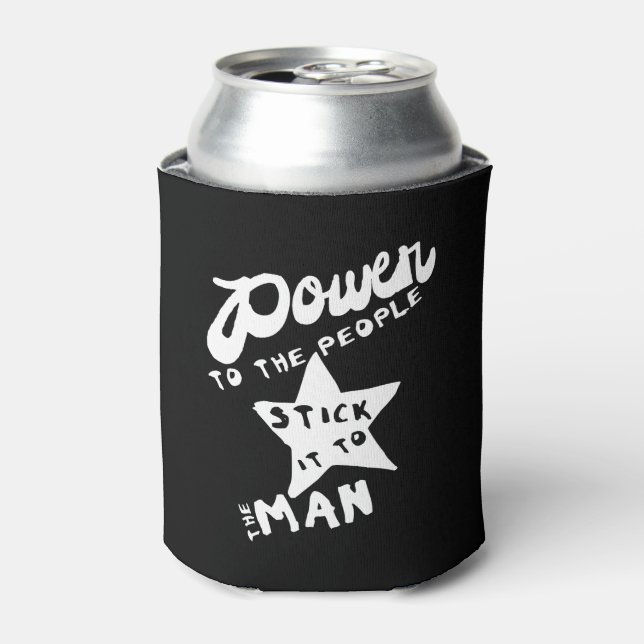 Power To The People Can Cooler (Can Front)