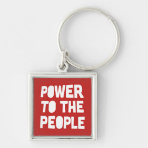 Power To The People Key Ring