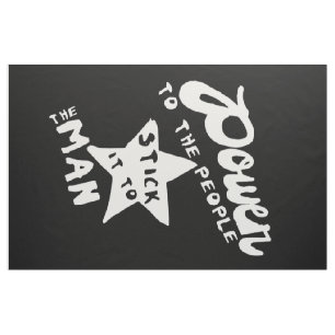 Power To The People Protest Banner Sign Flag Fabric