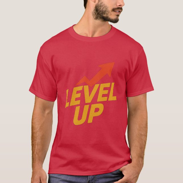 Power Up – playful, gaming vibe. T-Shirt (Front)