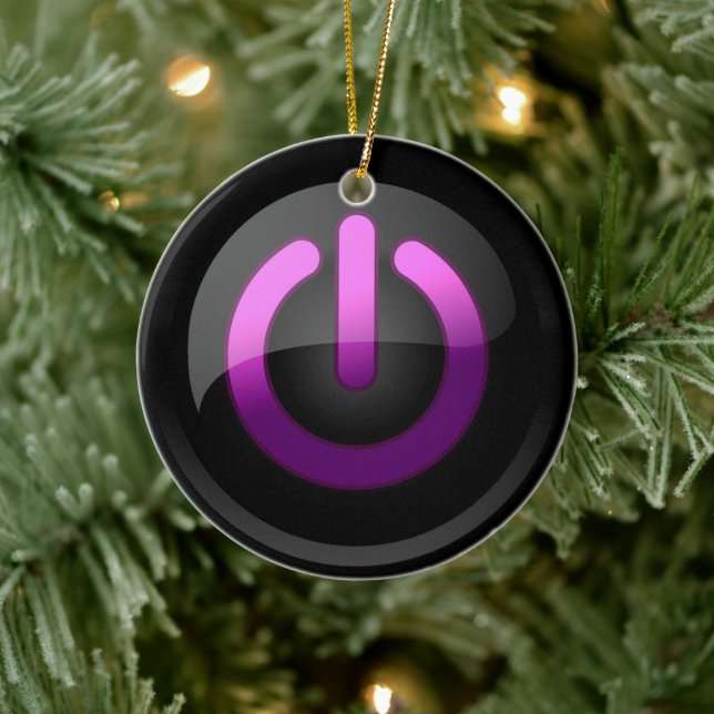 Power Up Your Holidays with Retro Chic Ceramic Tree Decoration (Tree)