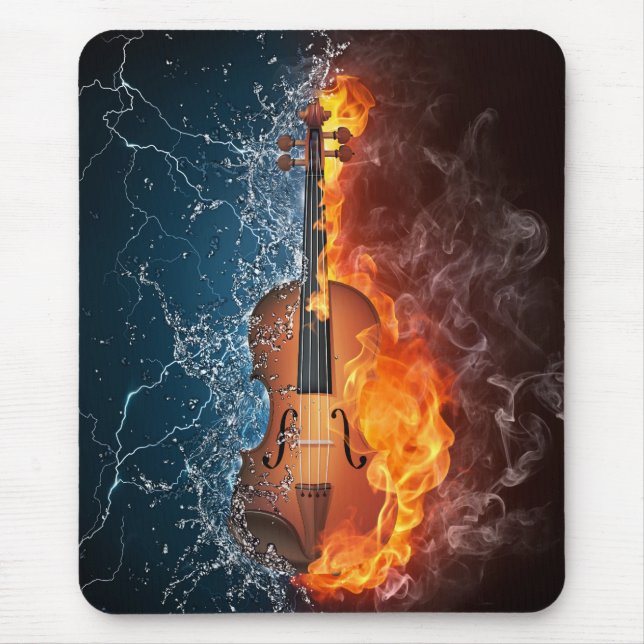 Power Violin Mouse Pad (Front)