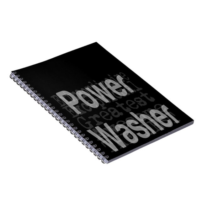 Power Washer Extraordinaire Notebook (Right Side)