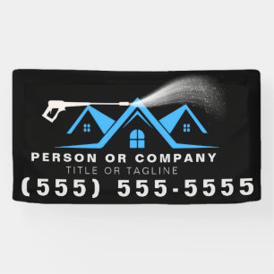 Power Washer House Cleaning Pressure Washing Banner