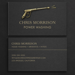 Power Washing Business Card