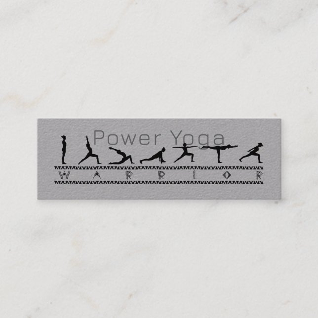 Power Yoga Business Card (Front)