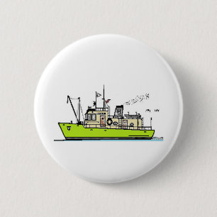 PowerBoat 6 Cm Round Badge