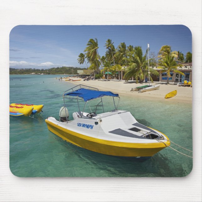 Powerboat and banana boat mouse pad (Front)