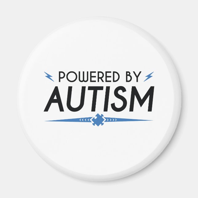 Powered By Autism Magnet (Front)
