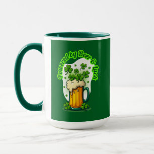 Powered by Beer St Patrick’s Day Shirt – caneca Mug