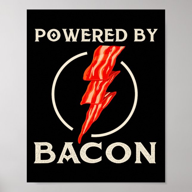 Powered By Bycon - Bycon Lover Bbq Pork Grilling  Poster (Front)