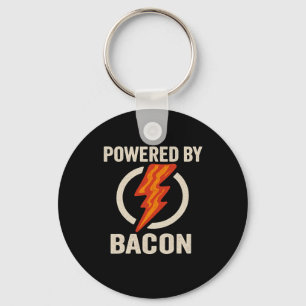 Powered By Bycon Funny Meat Lover Bbq Grill Carniv Key Ring