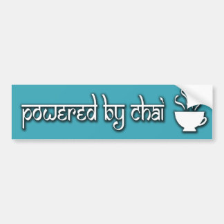 Powered by Chai Bumper Sticker