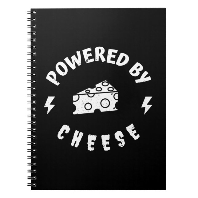 Powered By Cheese Notebook (Front)