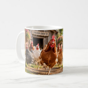 Powered by Chickens Farm Life Coffee Mug