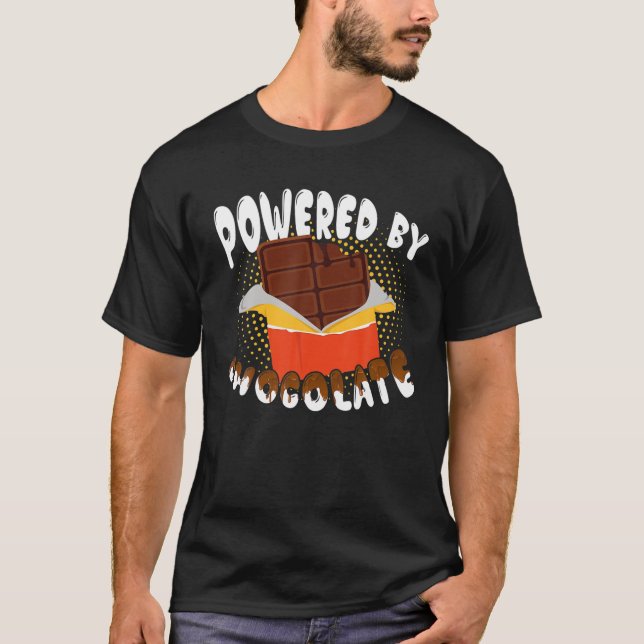 Powered By Chocolate T-Shirt (Front)