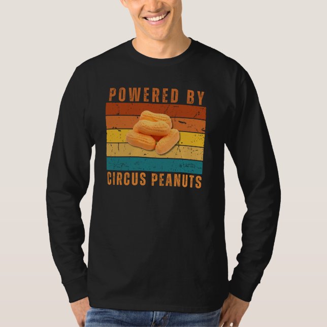 Powered by Circus Peanuts T-shirt (Front)