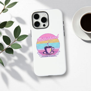 Powered by Coffee and Love   Funny Mother's Day iPhone 16 Pro Max Case