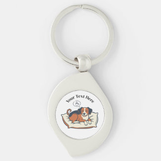 Powered by Coffee & Dog Dreams Key Ring