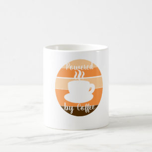 Powered by Coffee – Morning Motivation Desig Mug