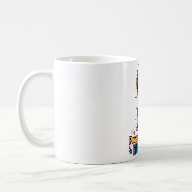 Powered by Coffee Night Shift Mug (Left)