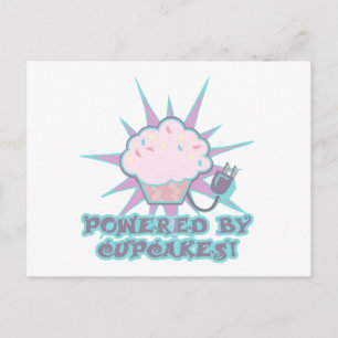 Powered By Cupcakes Postcard