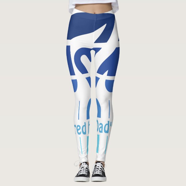Powered by Dad's Love: Making Memories with Hugs Leggings (Front)